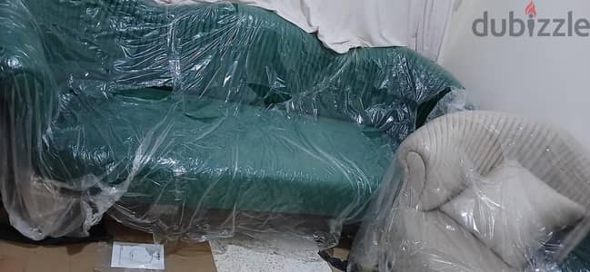 بيع انتريه جديد عموله بيچ واخضر ملكي