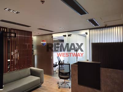 Office for rent in Arkan Extension on 26th July directly مكتب للايجار في اركان اكستنشن علي المحور المركزي مباشرة