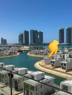 Surprise! Old price! Two-bedroom chalet, ready for immediate occupancy, fully finished, in the Mazarine compound, opposite Al Alamein Towers, with a