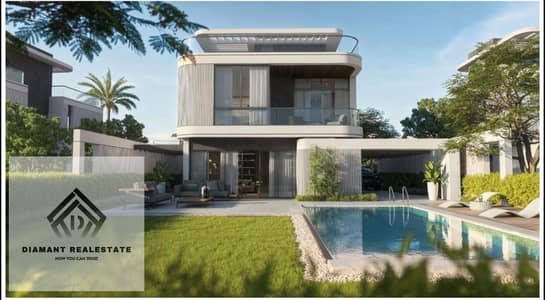 Villa 5Bed Corner at Special price in Mostakbal City with long payment plans available Steps away from Haptown and Park Central Hassan Allam.
