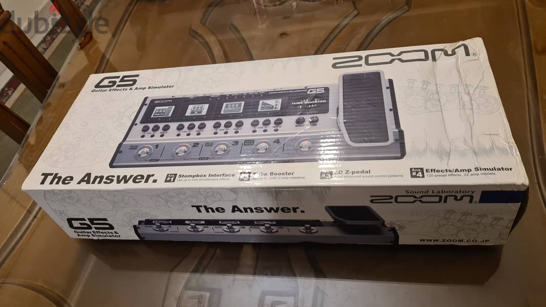 ZOOM G5 Multi Effects + Case 7
