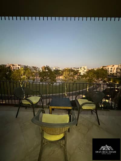 Luxurious 212m² Apartment in Courtyard Beverly Hills, Sheikh Zayed: 3 Bed, 3 Bath, Scenic Garden Views & Private Parking - 80k EGP/Mo
