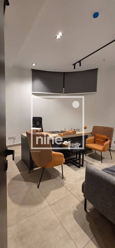Finished office space of 120 square meters for rent in El Narges, 5th Settlement, New Cairo.