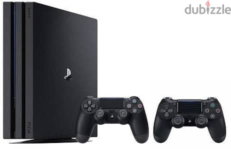 Ps4 pro with two controllers