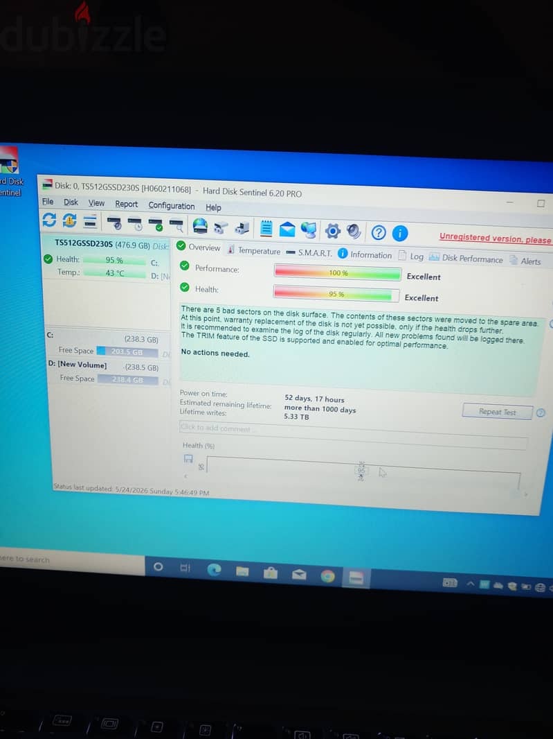 Ssd 512 Transcend original 2