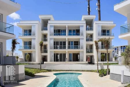 Apartment at an old price in New Alamein, Mazarine area, immediate occupancy, super deluxe finishing, next to Marina 5, behind Alamein Towers.