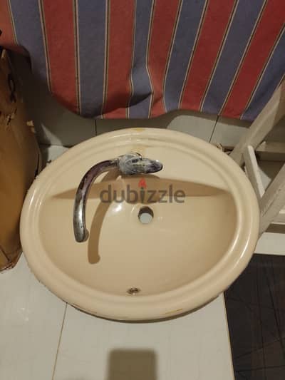 حوض  وش بالخلاط شغال