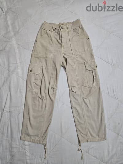 Beige Pull&Bear Cargo Pants