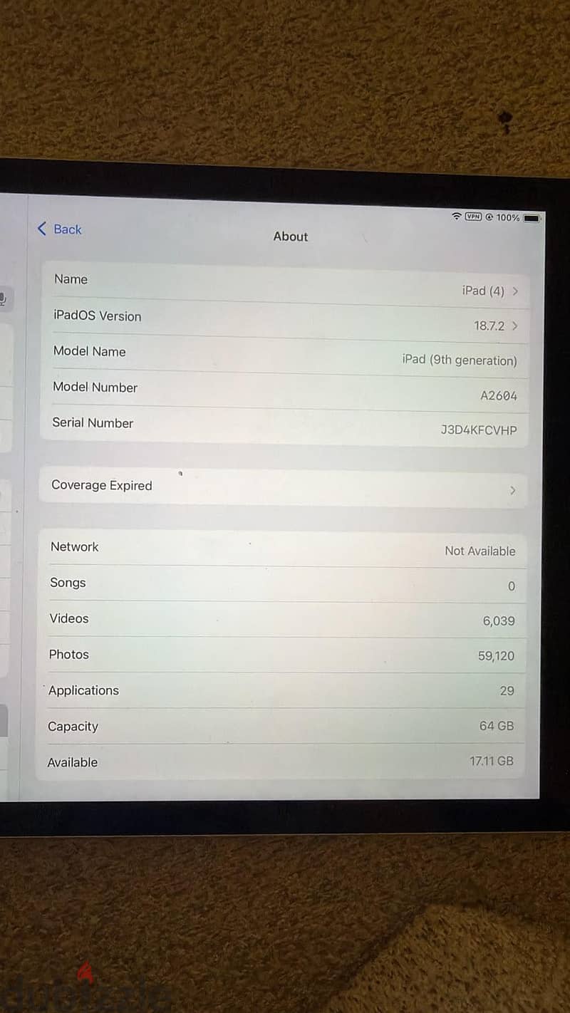 ipad 9 64g WiFi + cellular 2