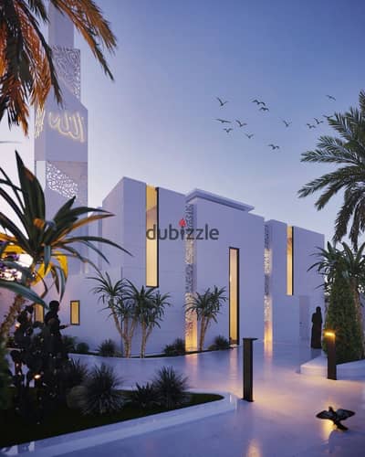 Twin house for sale, 271 sq m, with installments and a 10% down payment. Strategically located in the first phase of the Green Belt in New Zayed