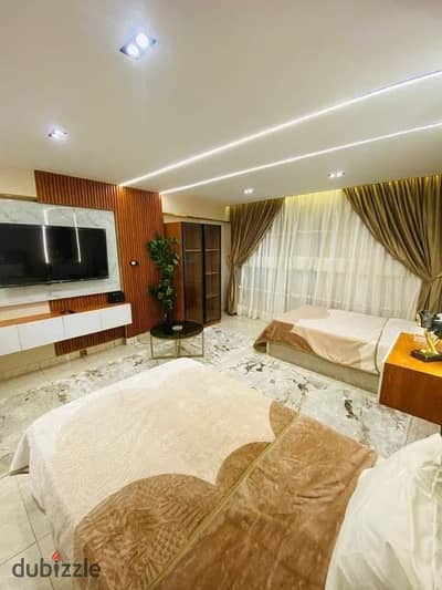 استوديو VIP فاخر للإيجار اليومي والأسبوعي والشهري | أول سكن | عمارة جديدة | Ultra Super Lux | عباس العقاد الرئيسي | مدينة نصر | فرش فندقي فاخر
