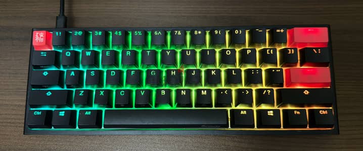 Ducky One 2 Mini RGB Mechanical Gaming Keyboard – 60% – Complete Box