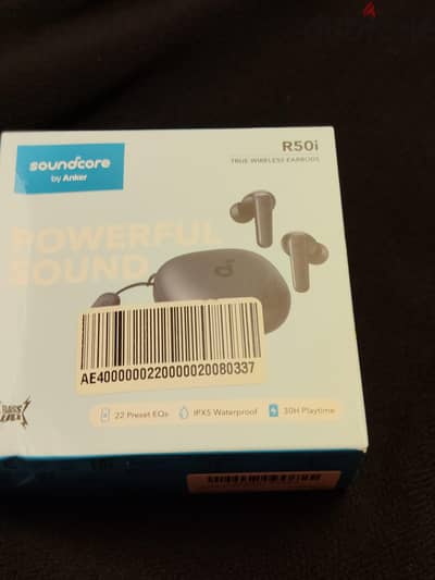 سماعة جديدة انكر Soundcore R50i TWS Earbuds , with Microphone , Black