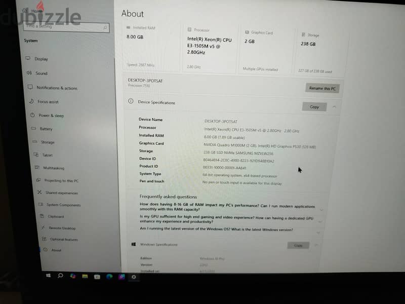 Dell Precision 7510 7