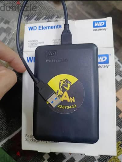 هارد خارجي 500g من Wd مستعمل استخدام قليل جدا