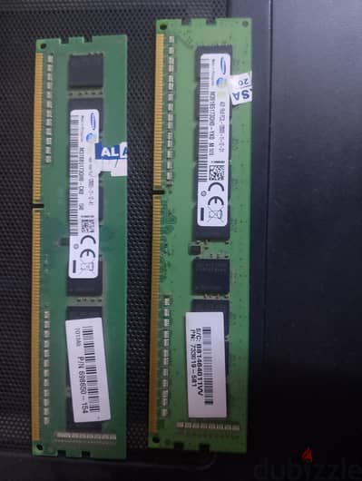 2 رامة سامسونج 4 جيجا  (DDR3L (ECC لأجهزة الـ Workstation