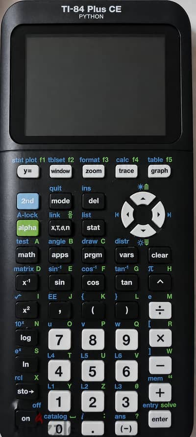 TI-84 Plus CE Python أصلية – استعمال خفيف