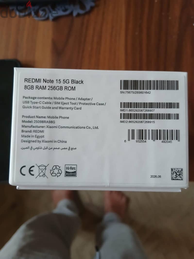 Xiaomi note 15 4