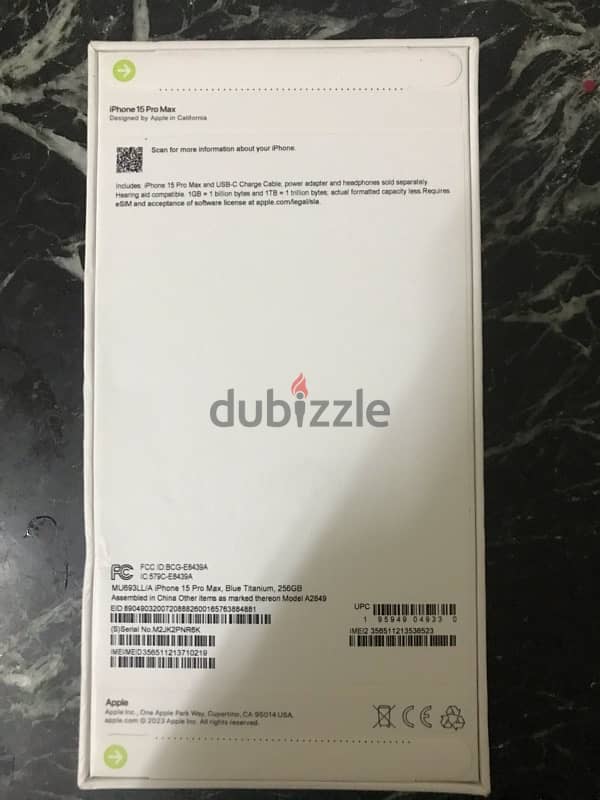 IPhone 15 pro max new & sealed 1