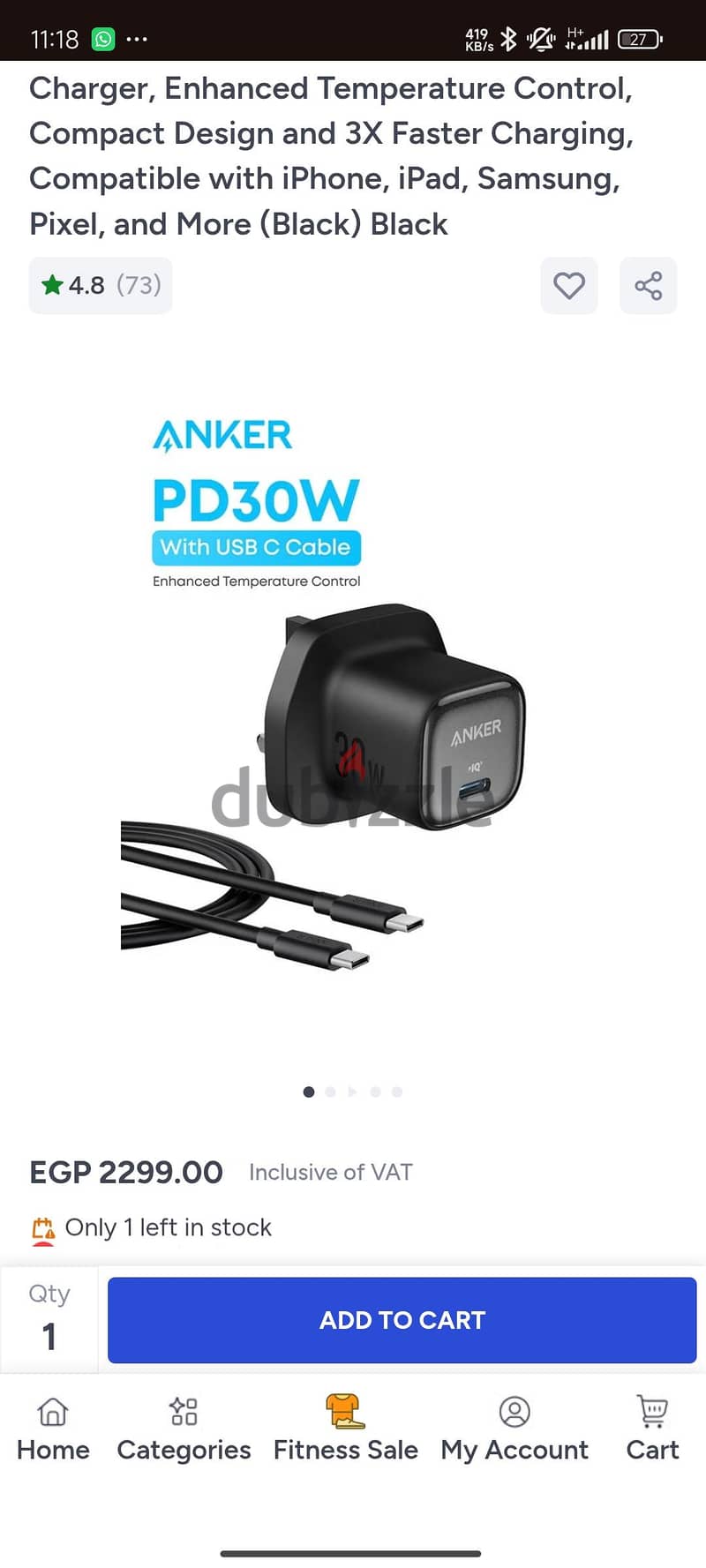 Anker zolo 30w 3