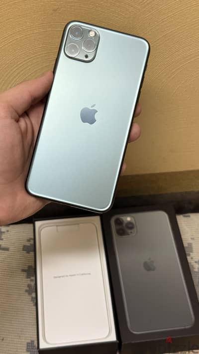 iPhone 11 Pro Max -Midnight Green-waterproof-256GB ايفون ١١ برو ماكس