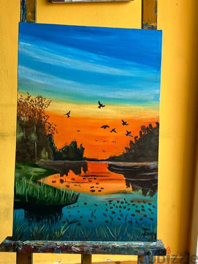nautre acliric paintings