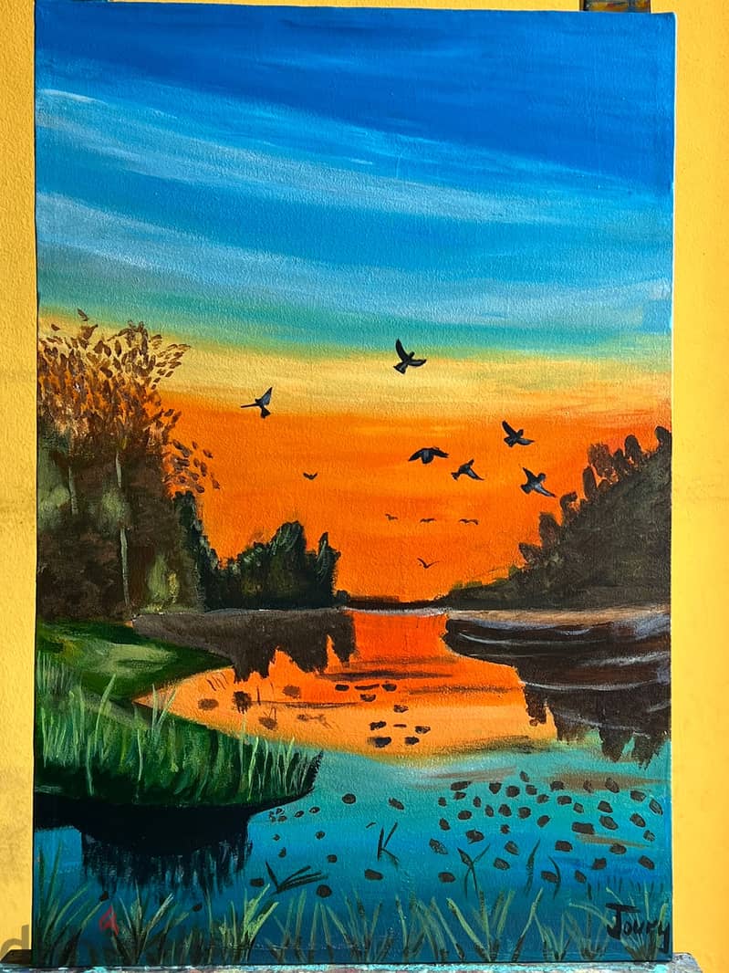 nautre acliric paintings 1