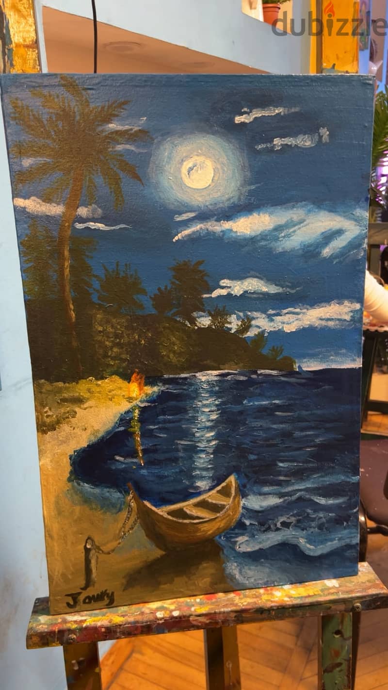 night atraction painting 1