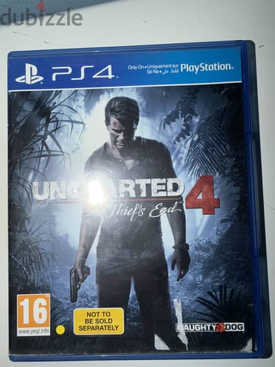 Uncharted 4 ps4 used