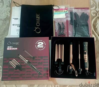 CH&BE 3-in-1 Hair Waver Set