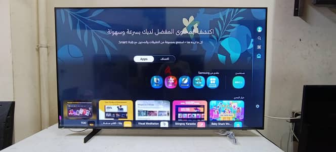 سامسونج 58 سمارت برسيفر داخلي 4k فريم لس اعلي فئة