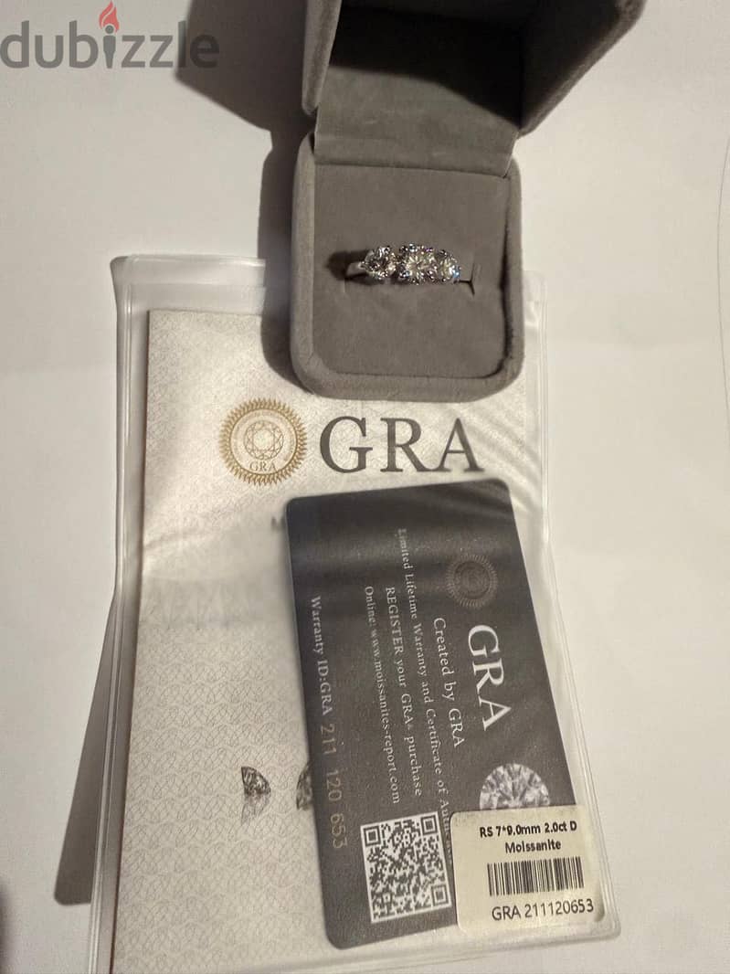 4ct Lab Diamond Ring 1