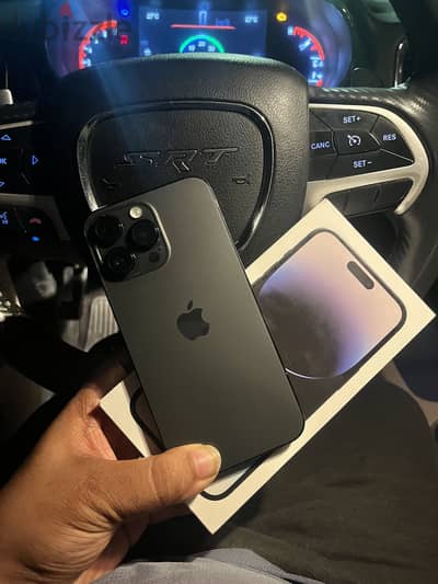 iPhone 14 Pro Max 256 giga Black battery 82% بكل حاجته معفي ضريبه