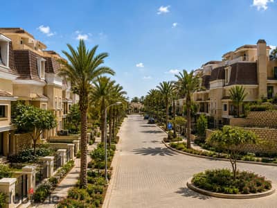 Own a 212m Villa in Sarai Compound Next to Madinaty with 0% Down Payment and 12-Year Installments!