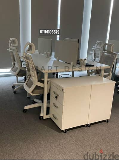 خلية عمل  وورك ستيشن بارتيشن مكاتب موظفين/ كول سنتر/ Workstation/desk