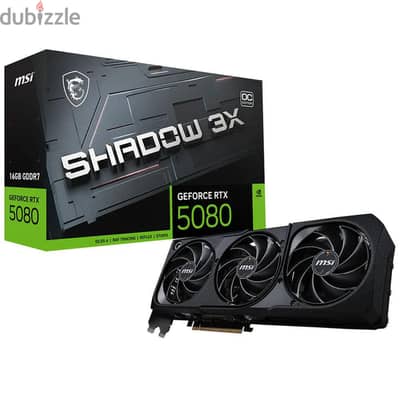 Nvidia RTX 5080 MSI SHADOW 3X 16 GB GDDR7