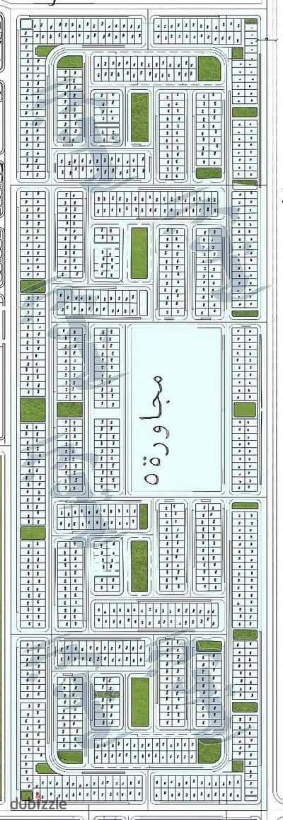 A built-up plot in the Sixth District of Badr City