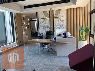 Fully Finished 213m office for rent in Waterway- new cairo