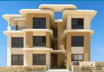شاليه 3 غرف متشطب للبيع بالتقسيط علي 8 سنين في كون راس الحكمة الساحل الشمالي