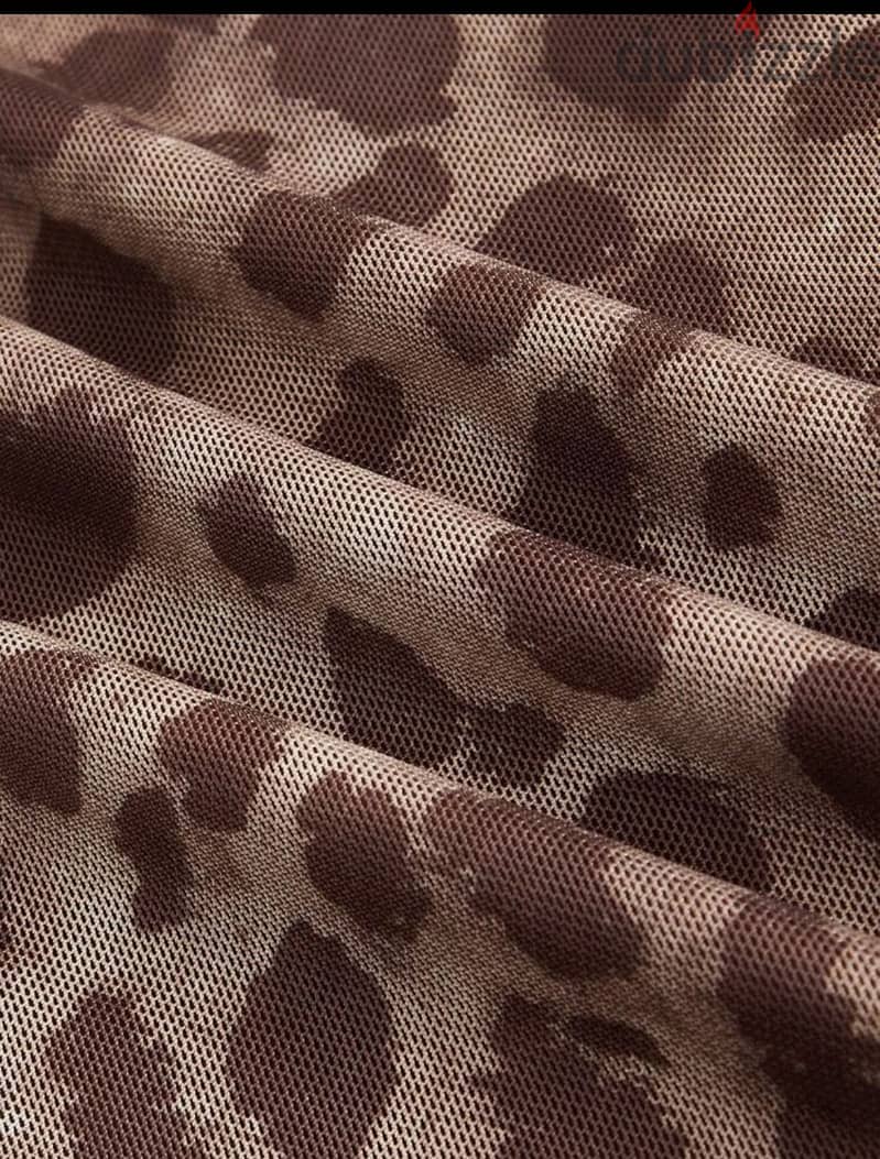 Shein leopard skirt 1