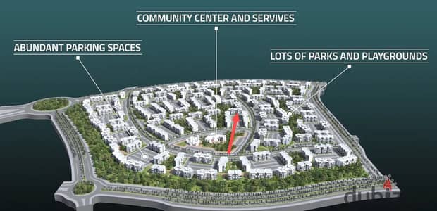 Baufer 150 thousand only apartment 140m sees services repeated floor with the lowest down payment and the rest easy installments in repayment MADINATY