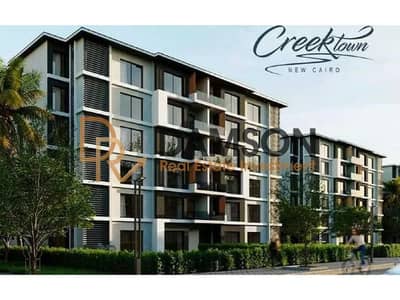 170 sqm apartment for sale in Creek Town by IL Cazar, immediate delivery, ideally located in front of Al Rehab City and close to Suez Road