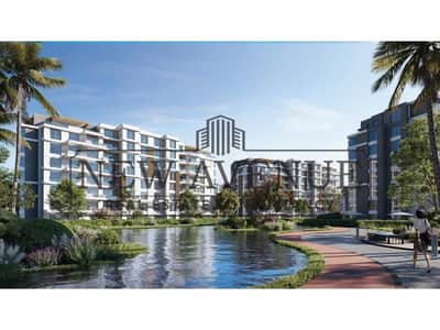 شقة للبيع في Palm Hills New Cairo Cleo 2 | 116 متر | غرفتين نوم | فيو لاجون | تشطيب كامل | تسليم 2027