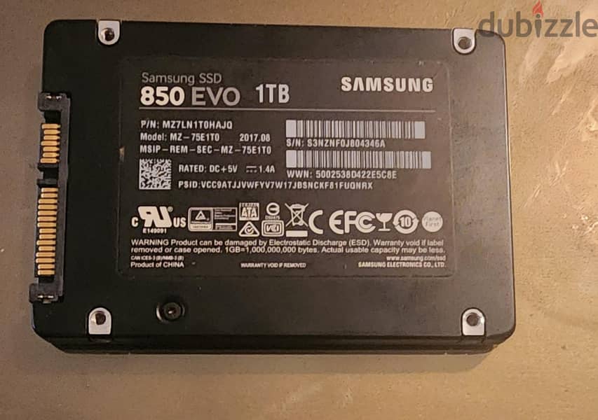 SAMSUNG EVO 1TB SSD 1