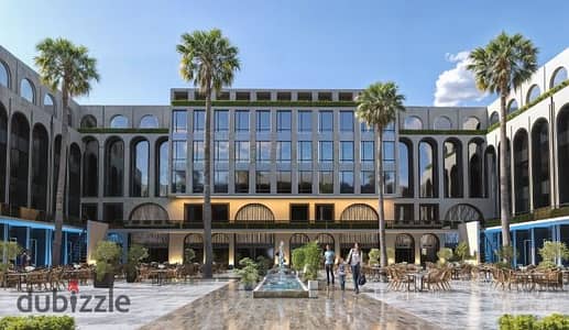 43m office for sale in Majan Mall October Gardens directly on Zewail Road No down payment installments up to 9 years and high investment return