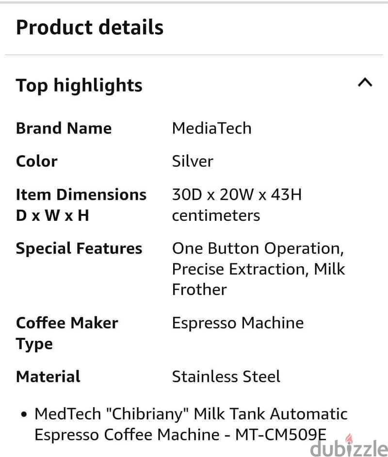 Espresso Coffee Maker - Media-Tech 5