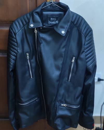 leather jacket H&G prand new