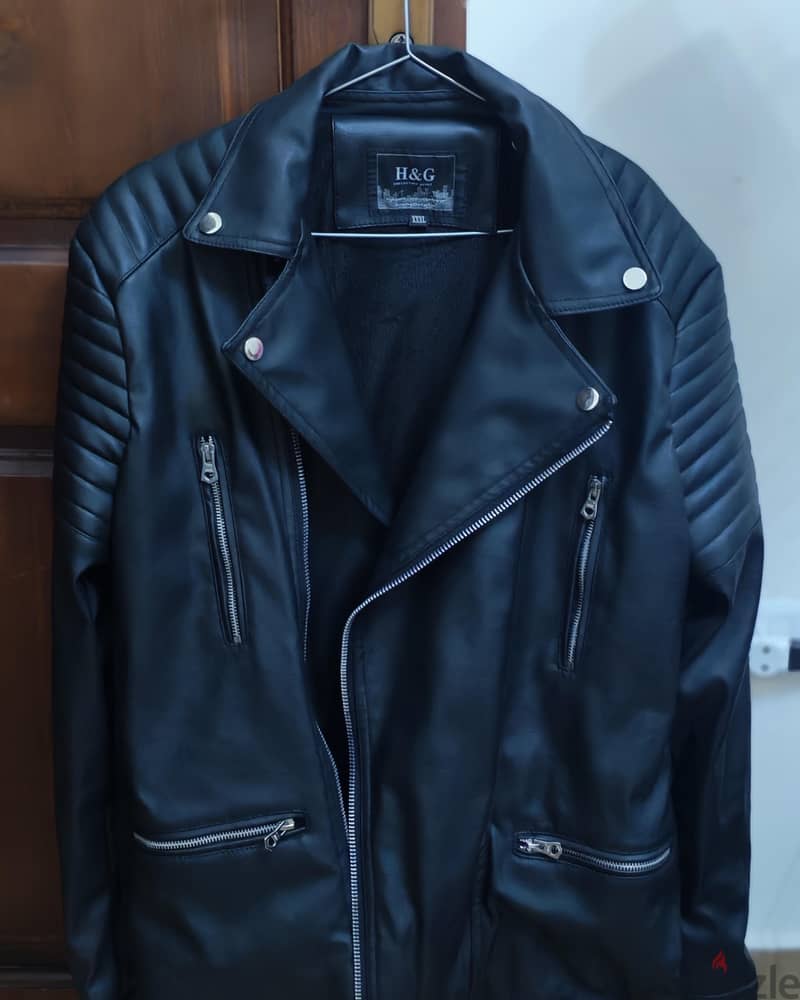 leather jacket H&G prand new 1