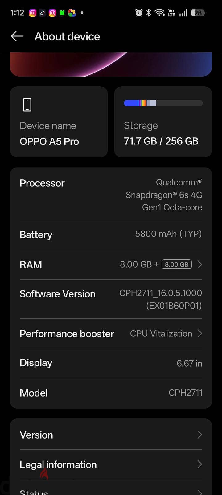 OPPO A5 pro 7