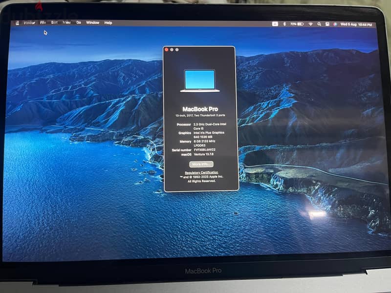 MacBook Pro 2017 - 13inch 2